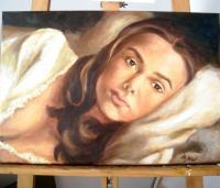 Portrait - Keira Knightley - Oil On Canvas