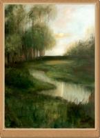 Landscape - Apusta Del Sol - Oil On Canvas