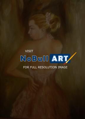 Estudio - Ballet - Oil On Canvas