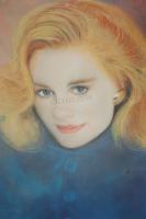 Pastel Portrait Drawing - Pastel Chalk Drawings - By Efcruz Arts, Modern Drawing Artist
