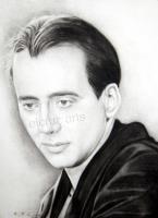 Charcoal Portrait Drawing On 15 X 20 Canson Paper - Charcoal Pencil Drawings - By Efcruz Arts, Classical Method Drawing Artist