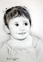 Gifts Ideas Pencil Portrait Drawing - Charcoal Pencil Drawings - By Efcruz Arts, Classical Method Drawing Artist