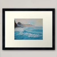 Art Print With Framed For Sale - Oil Paint Paintings - By Efcruz Arts, Stylize Painting Artist