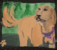 Dog Pictureschildrens Book - Untitled - Acrylic On Canvas