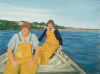 Private - Ardmore Fishermen - Oils On Canvas