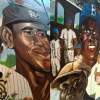 White Sox Negro League Metra Mural Project - Acrylic Paintings - By Billy Jackson, Harlem Renaisance Painting Artist