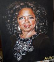 Official Oprah Winfrey Painting - Acrylic Paintings - By Billy Jackson, Portraiture Painting Artist