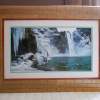 Empire Of Ice    Snoqualmie Falls Washington State-54 - Wood Woodwork - By Larry Niekamp, Framing Woodwork Artist
