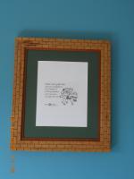 Matted Frame For A 8 X 10 Photograph-185 - Wood Woodwork - By Larry Niekamp, Framing Woodwork Artist