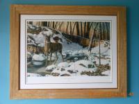 Jim Hansel Artwork Matted  Framed-26 - Wood Woodwork - By Larry Niekamp, Framing Woodwork Artist