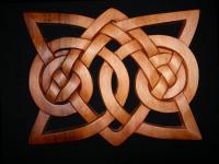 Viking Ornament Plaque - Western Red Cedar Woodwork - By Shane Tweten, Historical Woodwork Artist