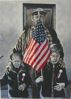 American Pride - Oil On Canvas Paintings - By Thomas Peterson, Original Painting Artist