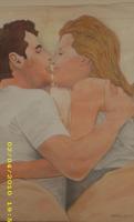 Come Close - Colored Pencil Drawings - By Rita Thompson, Romance Drawing Artist