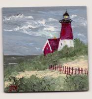 North Light - Arcylic Paintings - By John T Youlio, Miniature Painting Artist