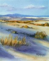 Desert Morning - Watercolor Paintings - By Pat Graham, Realism Painting Artist