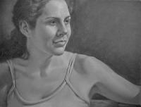 The Assessment - Charcoal Drawings - By Pat Graham, Realism Drawing Artist