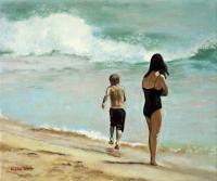 Running In - Acrylics Paintings - By Bryan Hible, Realism Painting Artist