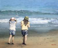 Onshore Breeze - Acrylics Paintings - By Bryan Hible, Realism Painting Artist