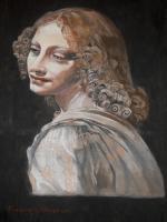 L Angelo - Rialistico Paintings - By Francisco D Andrea, Rialistico Rinascimental Painting Artist