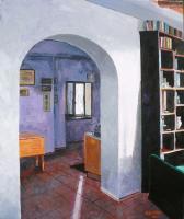 Interiors - Interior - Acrylic On Canvas