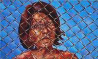 Melissalabels - Oil On Canvas Paintings - By Ruby Chacon, Portrait Painting Artist