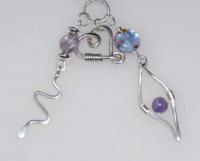 Cats Eye Gems - Charmed Amethyst By Cats Eye Gems - Sterling And Fine Silver