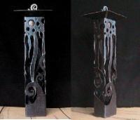Fire And Water - Steel And Copper Sculptures - By Thomas Elfers, Stylizedabstract Sculpture Artist
