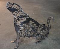 Midnight - Steel Sculptures - By Thomas Elfers, Stylizedabstract Sculpture Artist