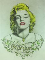 Marilyn - Pencil  Paper Drawings - By Steph Deskins, Traditional Drawing Artist