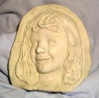 Smiling Kid - Clay Sculptures - By Thomas Lawler, Realistic Sculpture Artist