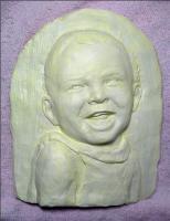 Baby Millie - Clay Sculptures - By Thomas Lawler, Realistic Sculpture Artist