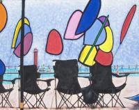 Grand Haven Michigan Kite Festival - Watercolor Paintings - By Wayne Vander Jagt, Impressionistic Painting Artist