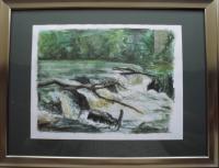 Cenarth Falls - Watercolour Paintings - By Ray Brooks, Realistic Painting Artist