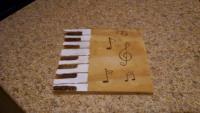 Music - Wood Burning Woodwork - By Jacque Gross, Pyrography Woodwork Artist
