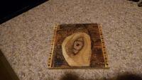 Eye - Wood Burning Woodwork - By Jacque Gross, Pyrography Woodwork Artist