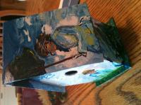 Paintings - Claude Monet Reproduction Birdhouse - Acrylic