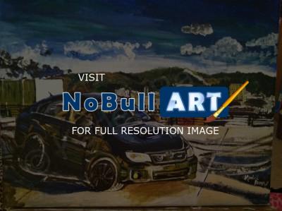 Paintings - A Car - Acrylic