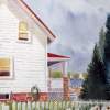One Morning In Maine - Watercolor Paintings - By Freddie Combs, Realistic Painting Artist