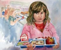 Thats Not What I Ordered - Watercolor Paintings - By Freddie Combs, Realistic Painting Artist