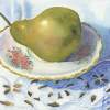 Delicate Dining - Watercolor Paintings - By Freddie Combs, Realistic Painting Artist