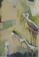 Elsewhere - Bird - Acrylic Paint On Canvas