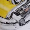 Chevy Bel Air - Mixed Media Drawings - By David Budd, Realism Drawing Artist