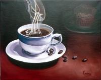 Still Life - Colombian Coffee - Oil On Canvas