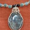 Snowflake Obsidian - Natural Stone Jewelry - By Donna Mace, Wire Wrapping Jewelry Artist