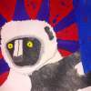 Lemur - Pencil  Paint Mixed Media - By Cadon Curry, Gridding And Drawing Mixed Media Artist