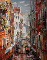Cityscape - Venice Morning - Oil On Canvas