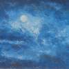 Moon - Oil Paintings - By Anela Kanwal, Oil Painting With Brushes And Painting Artist