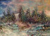 Tatras - Acrylic Paintings - By Ivan Chmelo, Impressionism Painting Artist