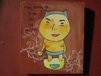 The Truth Is - The Truth Is 01 - Watercolor On Plywood