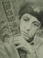 Young Paul - Graphite Pencils Drawings - By Joanna Gates, Realism Drawing Artist